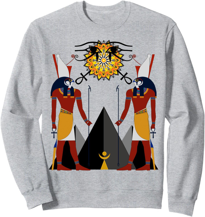 Ägyptischer Gott Horus Mythologische kemetische moderne Sweatshirt