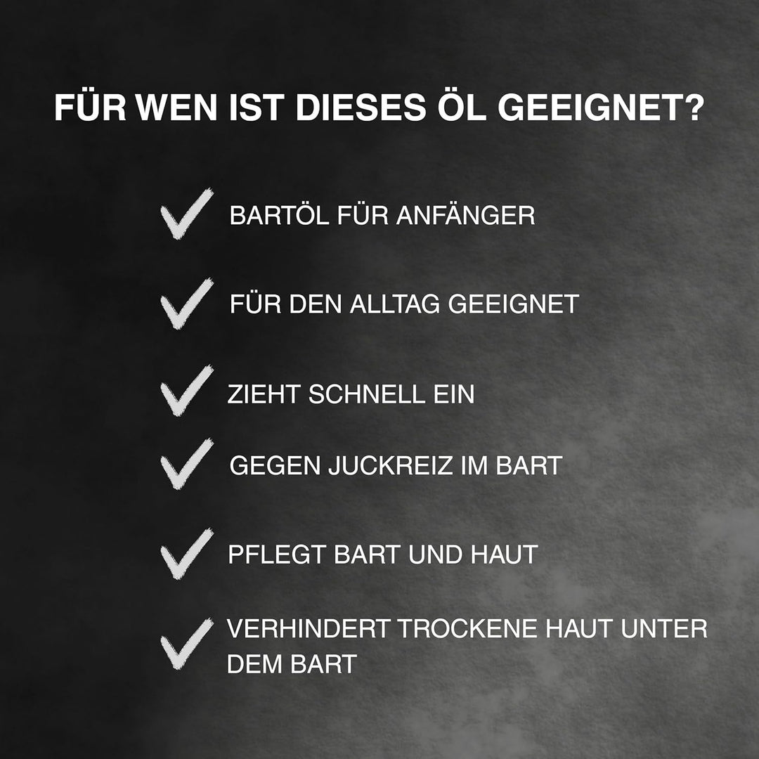 Roomcays Bartöl Herren mit Arganöl und Jojobaöl 50 ml - Intensive Bartpflege für einen gepflegten Ba