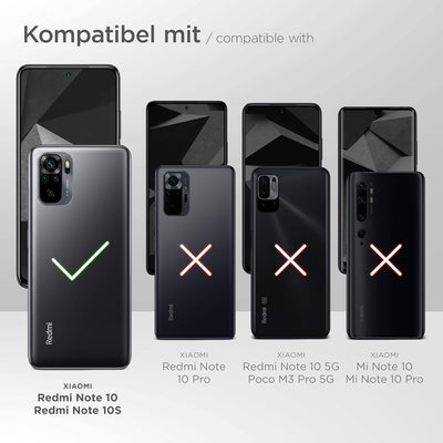 ONEFLOW Handykette 'Twist Strap' kompatibel mit Xiaomi Redmi Note 10/Note 10S Hülle zum Umhängen tra