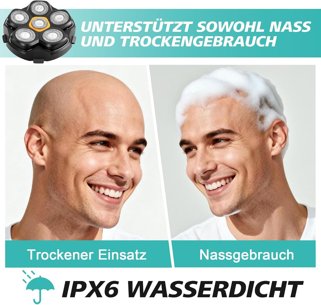 Magnetische 6 Blade Head Shaver Ersatzköpfe für DOAO JoyKoi Solimpia Singphere AEXIRI Head Shaver, I
