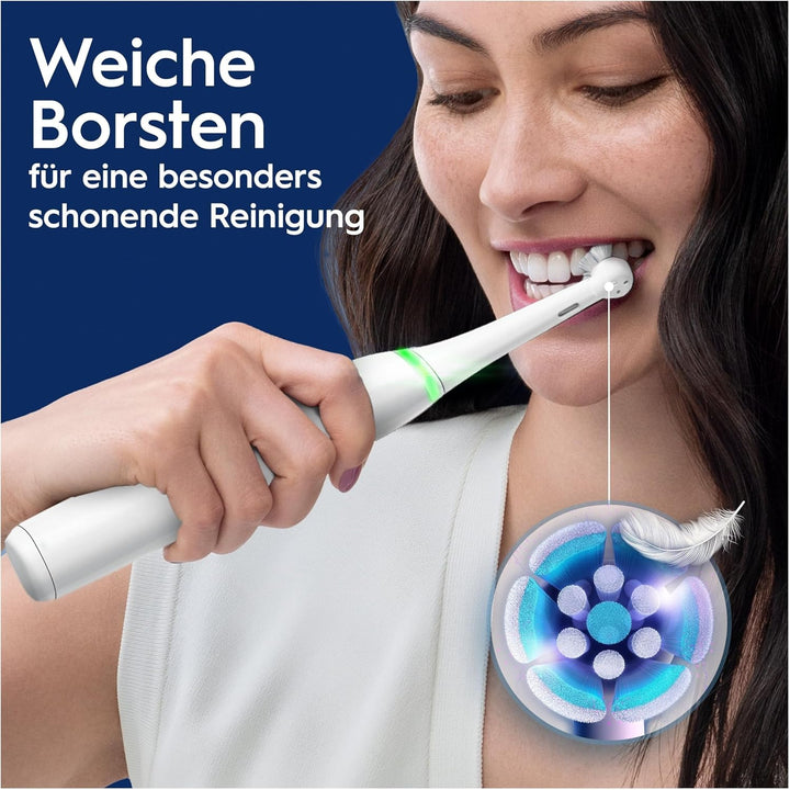 Oral-B iO Series 8 Elektrische Zahnbürste/Electric Toothbrush, 2 Aufsteckbürsten, 6 Putzmodi für Zah