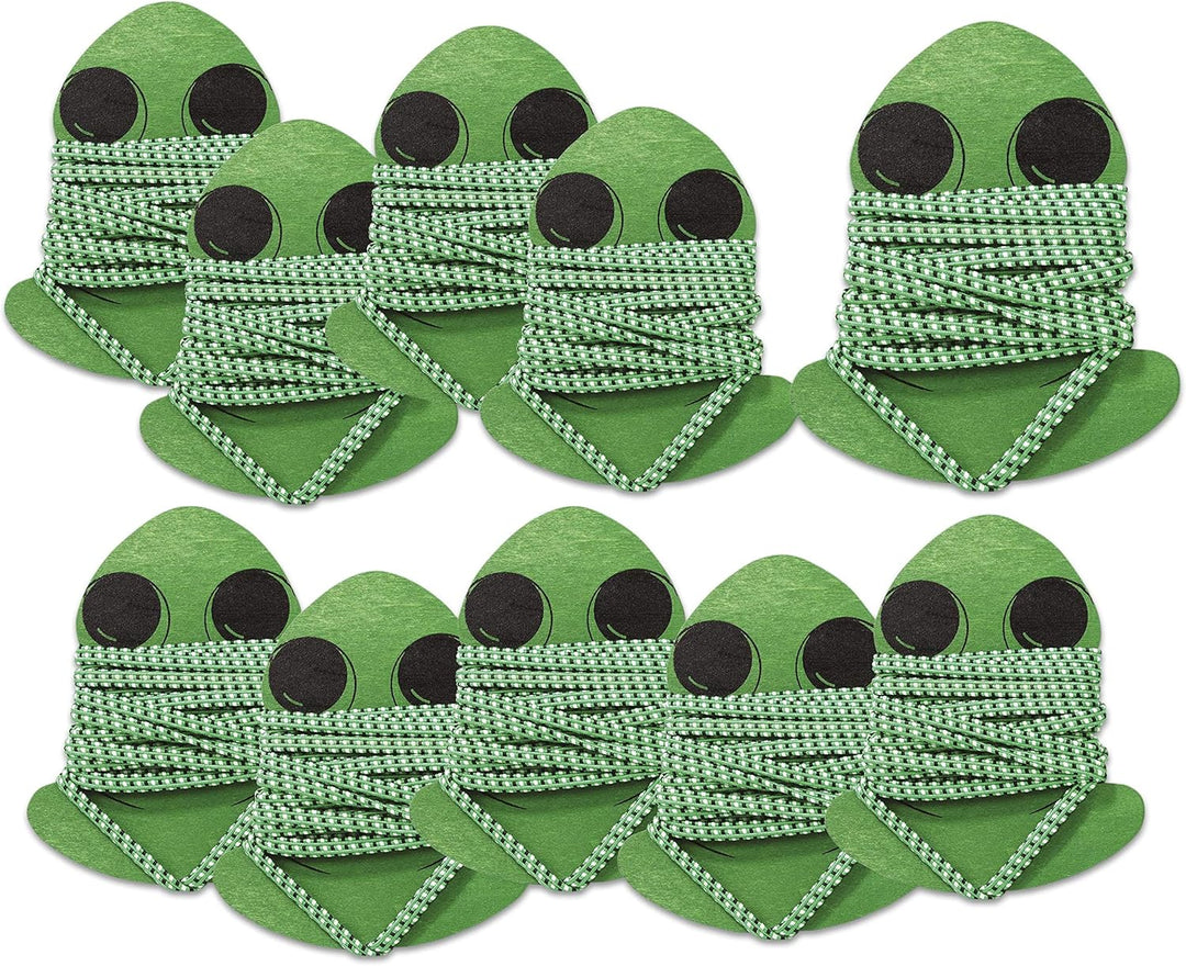 Betzold Sport - Gummitwist Kinder - Hüpfgummi-Set Hüpfspiel Frosch 10 Stück, Frosch 10 Stück