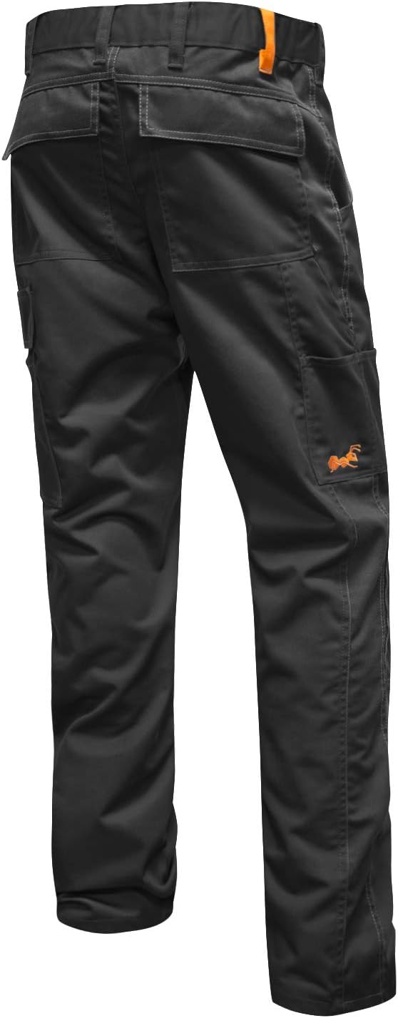 strongAnt Arbeitshose komplett Stretch Männer Berlin Pro Bundhose 21 Schwarz / 260 G/M², 21 Schwarz