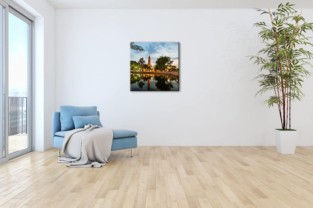 alte Buchrücken Format: 60x60 als Leinwandbild, Motiv fertig gerahmt auf Echtholzrahmen, Hochwertige