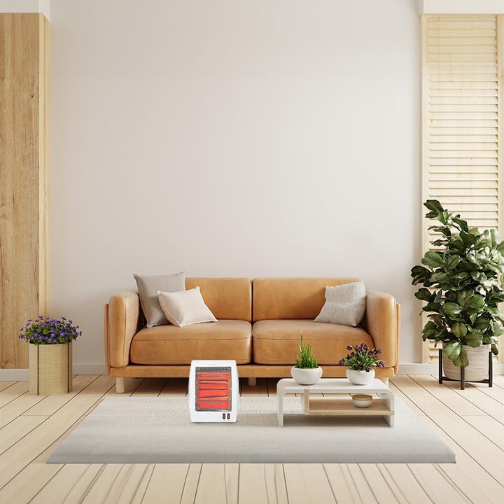 Warmwasserofen mit 2 Quarzstäben, Kippschutz, 400-800 W