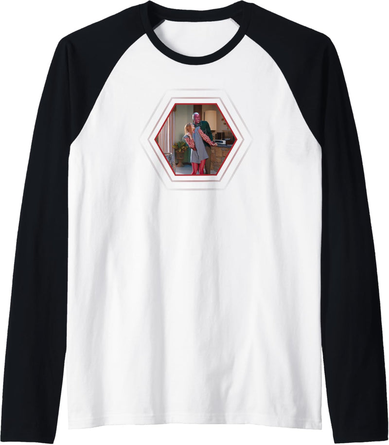 Marvel WandaVision Wanda and Vision 70s Raglan