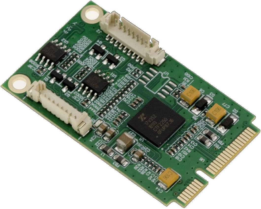 KALEA-INFORMATIQUE Mini PCI Express MiniPCIe-Karte mit 2 seriellen Ports RS422 RS485 DB9 mit EXAR XR