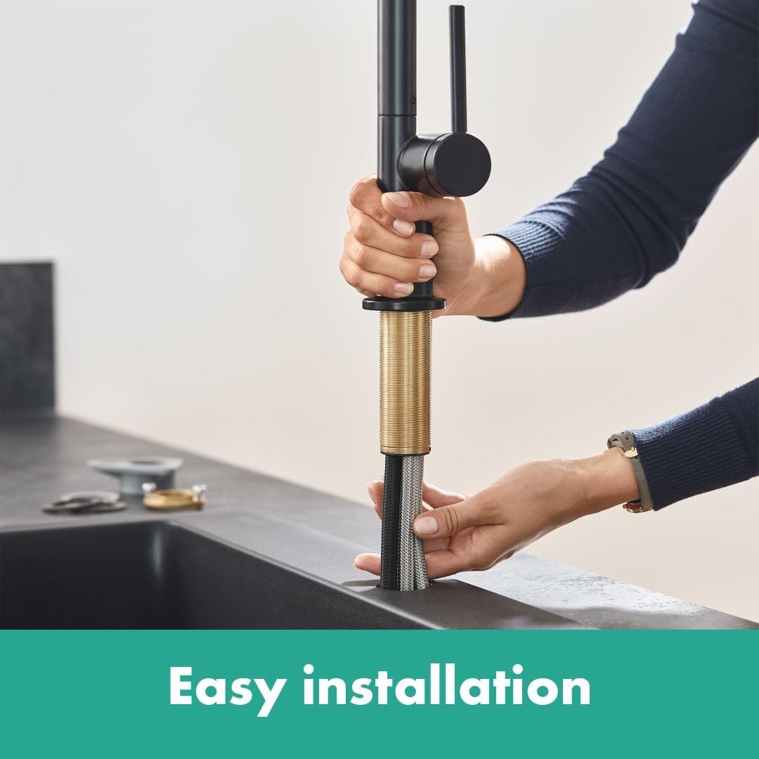hansgrohe Küchenarmatur Talis M54 (Wasserhahn Küche, 360° schwenkbar, hoher Komfort-Auslauf 220mm, S