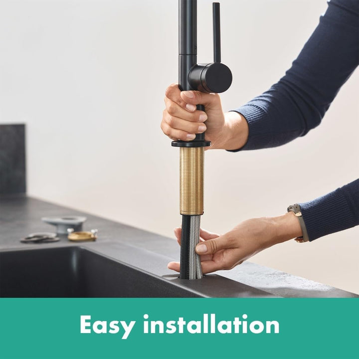 hansgrohe Küchenarmatur Talis M54 (Wasserhahn Küche, 360° schwenkbar, hoher Komfort-Auslauf 220mm, S