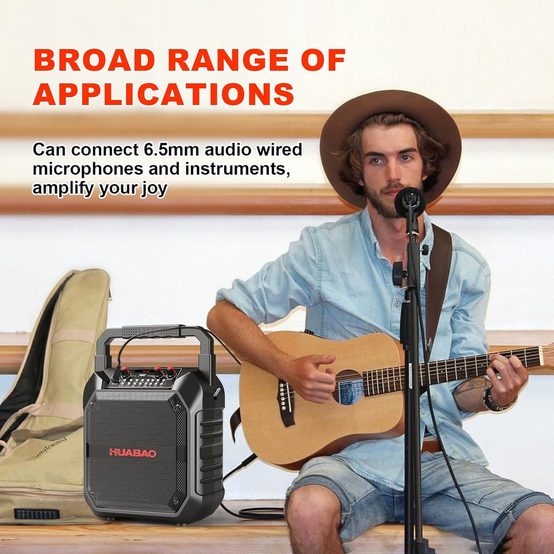 Karaoke-Maschine, tragbarer Bluetooth-Lautsprecher mit drahtlosem Mikrofon für Erwachsene & Kinder,