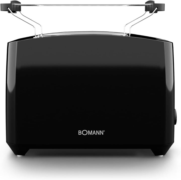 Bomann® Toaster 2 Toastschlitze | Toaster mit Brötchenaufsatz | Toaster 2 Scheiben mit Liftfunktion