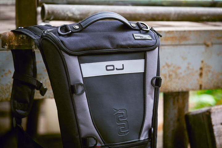 Oj jm0521 Kyte Rucksack aus Polyester Erweiterbar, Reissverschluss Wasserdicht, Gepolsterte Schulter