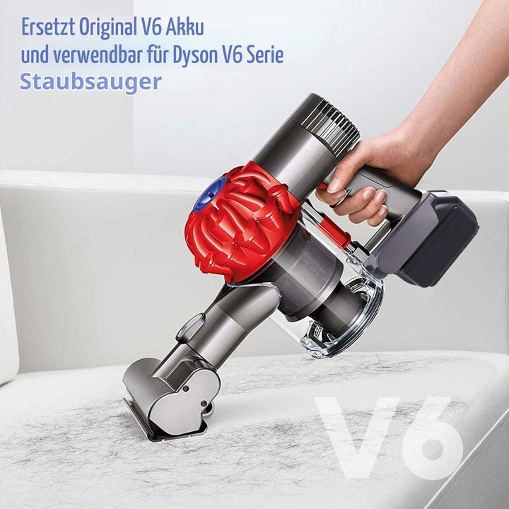 BTRUI für Dyson V6 Akku Adapter für Makita 18V Lithium Akku auf für Dyson V6 Vacuum Animal+Fluffy DC