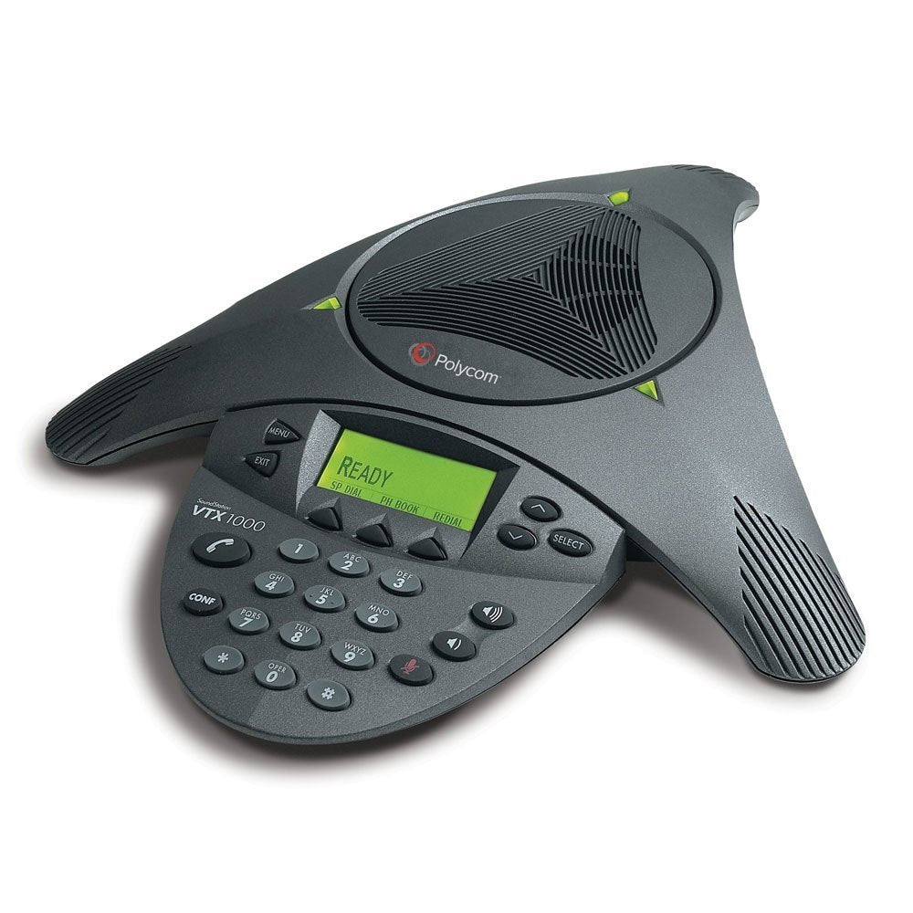 POLYCOM SoundStation VTX1000 Conference Phone, Expandable, inkl. 100-240V AC Power/Telco Module with