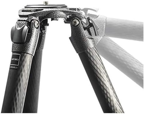 Gitzo GT4543LS Systematic Stativ schwarz Decor/Carbon Max. Höhe: 158cm - 4 Segmente Serie 4 Max. Höh