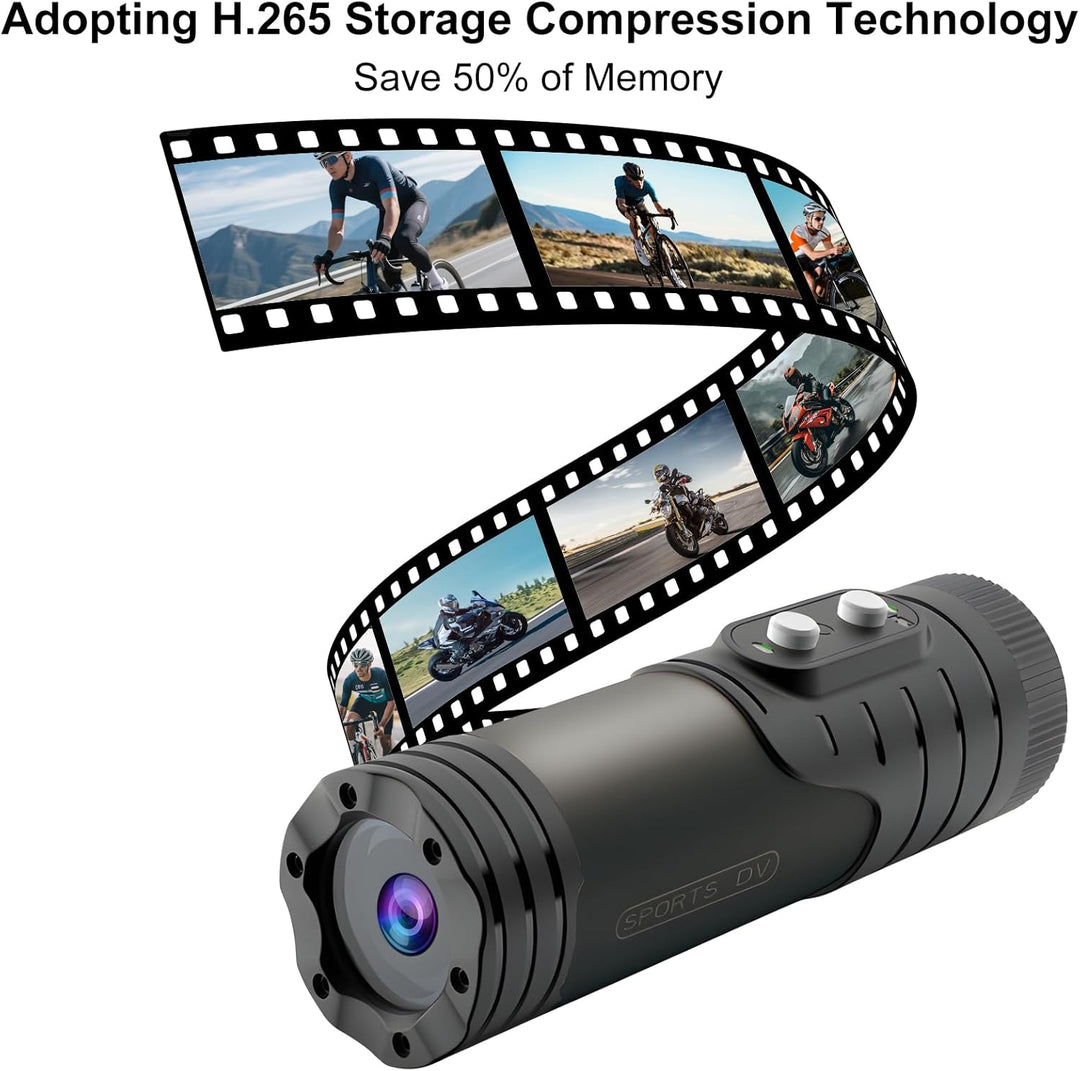 OBEST Action Cam Mini Helmkamera, Motorrad Dash Rekorder Outdoor wasserdicht Action Videokamera HD 1