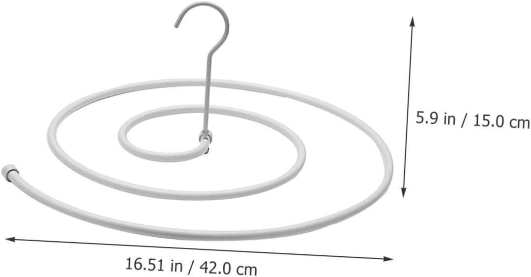 Edelstahl Spiral Wäscheständer Trockengestell Platzsparend Schwerlast Hängend Für Bettdecken Und Bet
