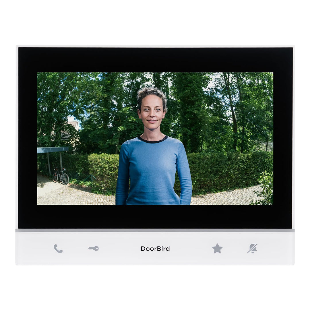 DoorBird A1103 IP Video Innenstation White Edition | Inneneinheit für IP-Video-Türsprechanlage mit D