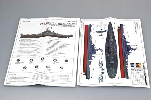 Trumpeter 05760 Modellbausatz U.S.S South Dakota BB-57