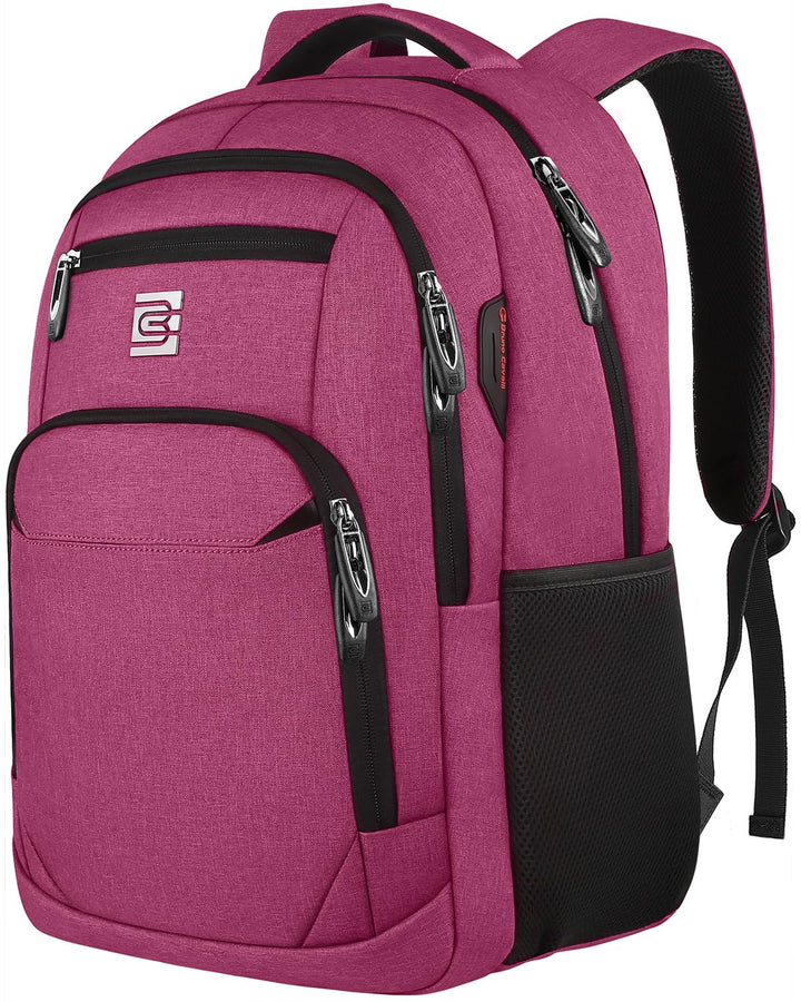 marcello Rucksack Damen,Laptop Rucksäcke mit USB-Ladeanschluss für Arbeit Schule Uni Schulrucksack f
