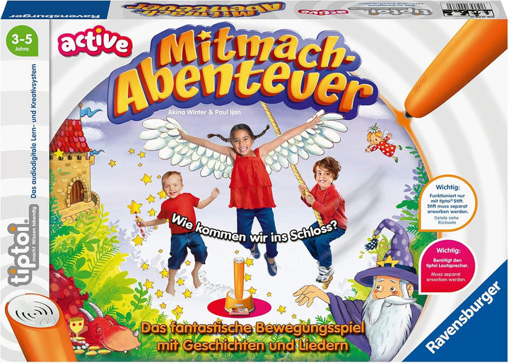 Ravensburger tiptoi Stift 00110 - Das spielerische Lernsystem, Lernspielzeug für Kinder ab 2 Jahren