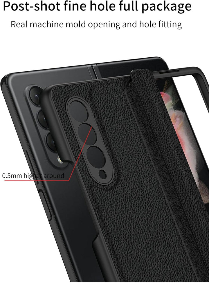 COQUE Schutzhülle für Galaxy Z Fold 3 5G, All-Inclusive, faltbar, mit Scharnier, Schutzhülle für Sam