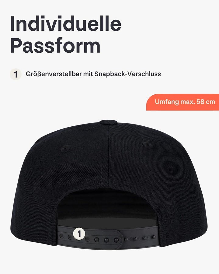 Johnny Urban Cap Herren &amp; Damen Schwarz - Dean, Schwarz