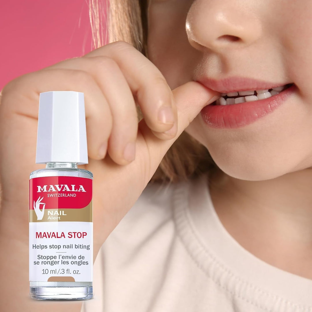 MAVALA 2 Stück Mavala Stop für Nagelbeissen und Daumensaugen, je 10 ml/8,5 g 10 ml (2er Pack), 10 ml