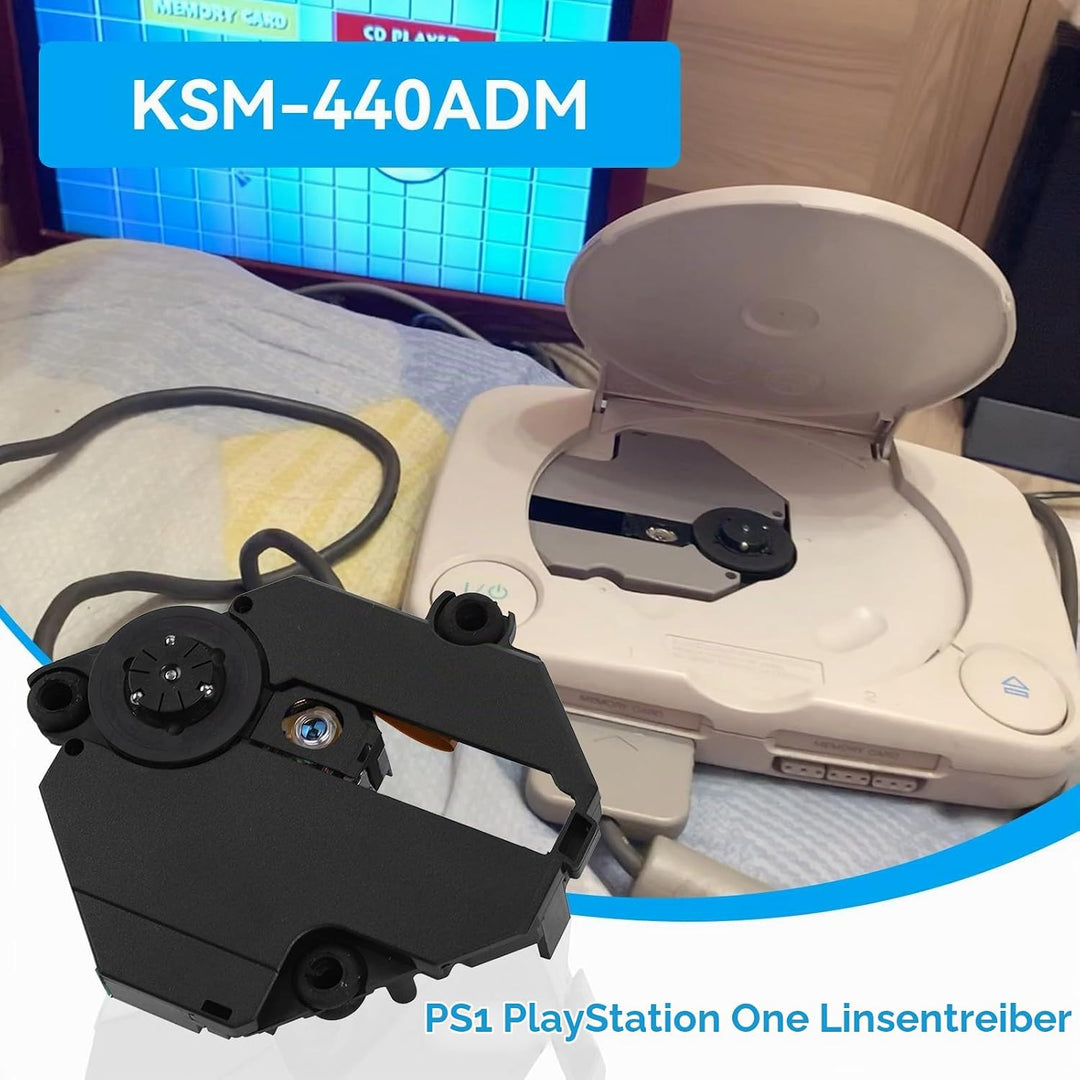 Agatige Objektiv-Reparaturteil für optisches Laufwerk KSM-440ADM, Disc Reader Lens Drive Module für