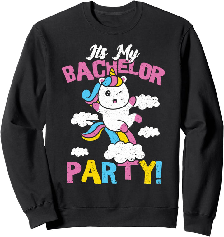 Einhorn: Its My Bachelor Party - Ehe Sprüche Sweatshirt