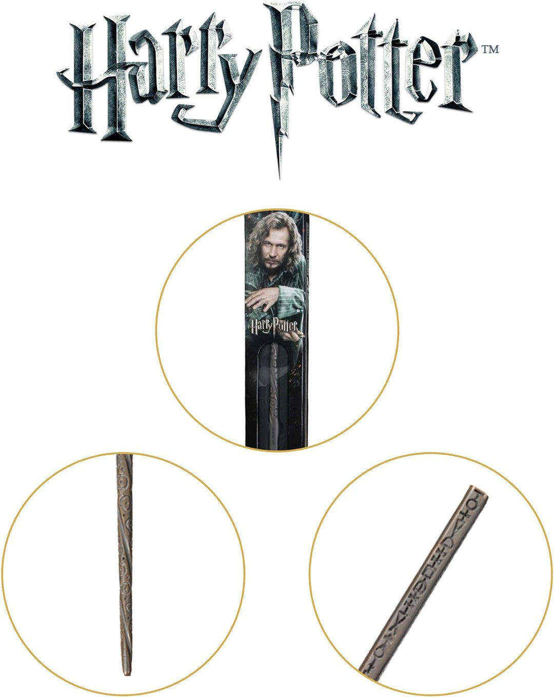 The Noble Collection Die edle Sammlung Sirius Black Wand (Window Box)