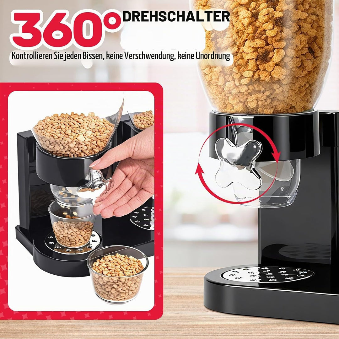 Sinceroduct Cereal Dispenser 2L 2er Pack, Luftdichter Müslispender für die Organisation des Küchenvo