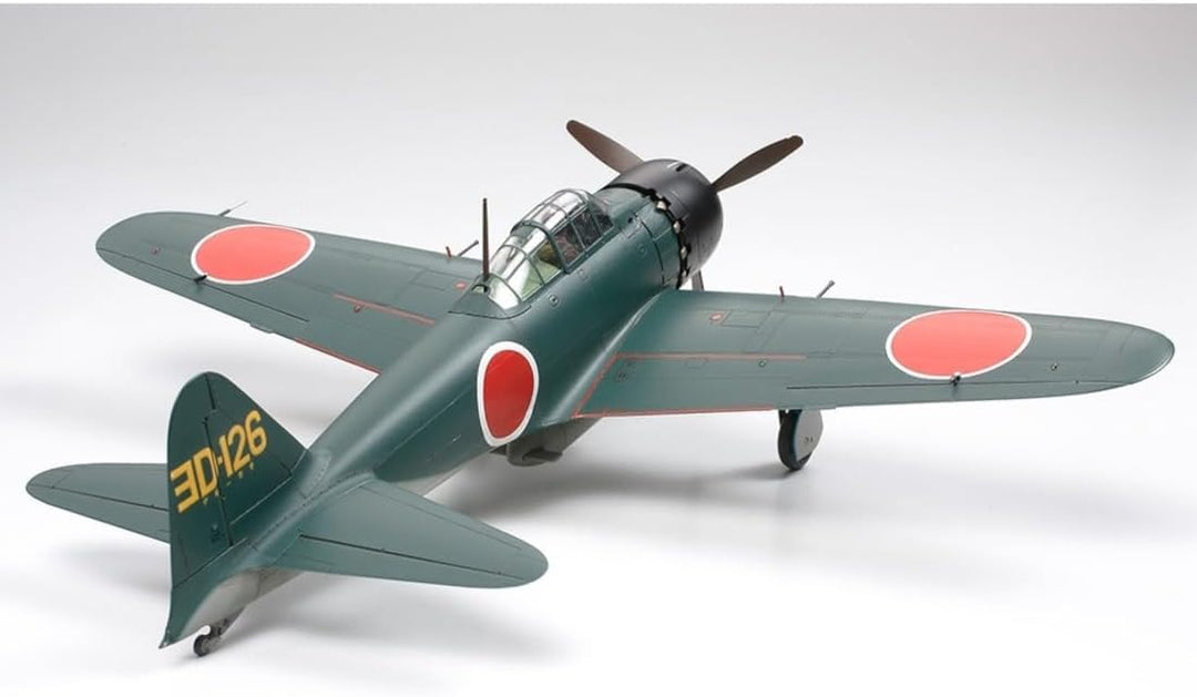 TAMIYA 61103 Mitsubishi Militär 61103-1:48 Japanische A6M5/5a Zero Fighter, Modellbau, Plastik Bausa