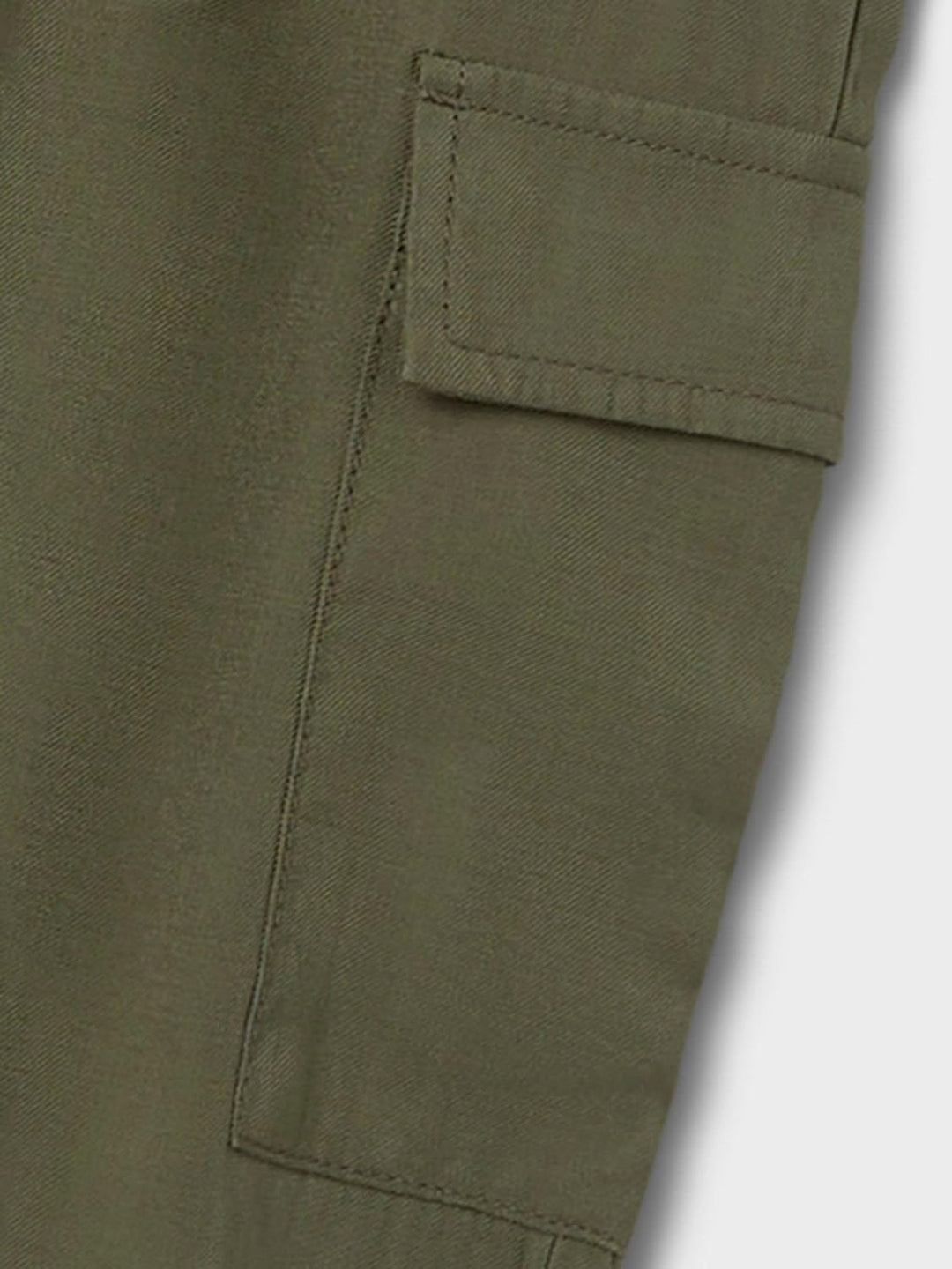 NAME IT Girl Cargohose Straight Fit 116 Deep Lichen Green, 116 Deep Lichen Green