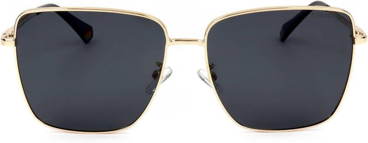 Polaroid Unisex Pld 6164/G/S Sunglasses 59 (XL) Rhl Gold Black_, 59 (XL) Rhl Gold Black_