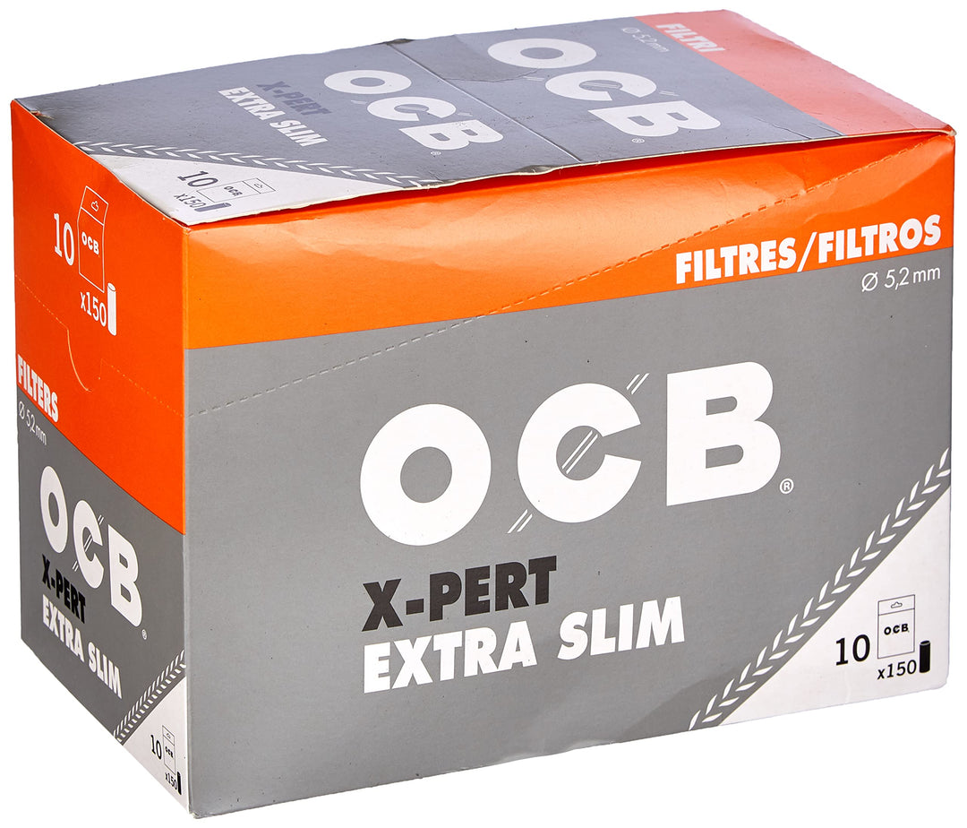 OCB X-PERT Extra slim Zigarettenfilter 5,2mm (10 x 150 Stk)