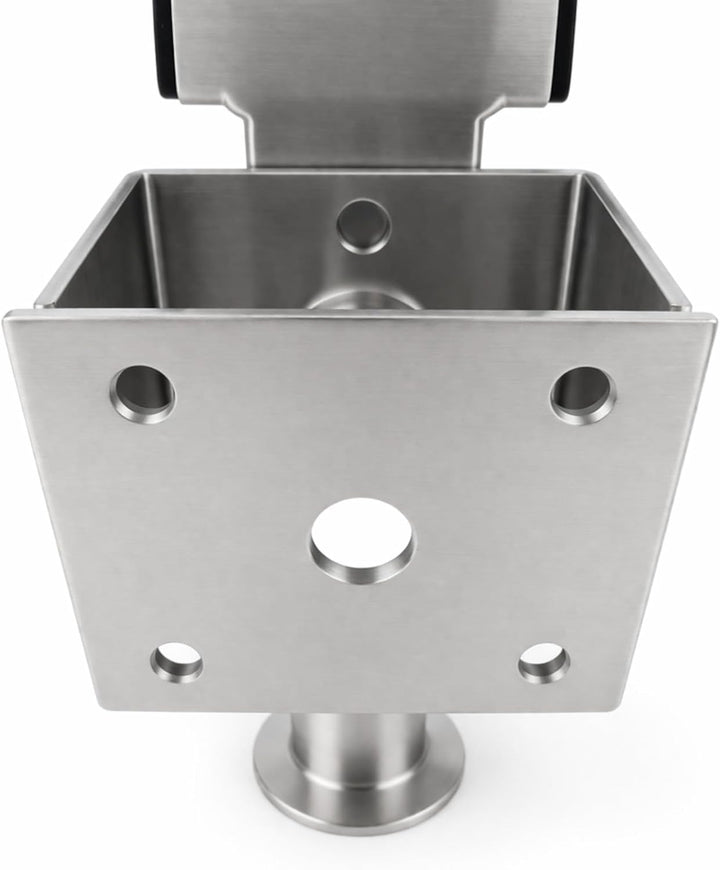 Preiswert & Gut 2X Anhänger Stützen Höhenverstellbar 410–655mm - Anhängerstütze Stahlrohr 60x60mm, k