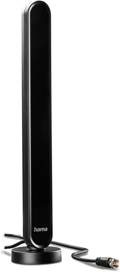 Hama DAB Zimmerantenne für Radio (DABplus, UKW, Digitale Innenantenne mit Verstärker, Aktive Stabant