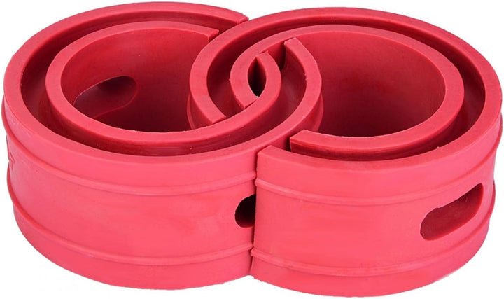 Automotive Spring Buffer Kleber, 2PCS Red Car Shock Absorber Buffer Spring Bumper Cushion Typ D für