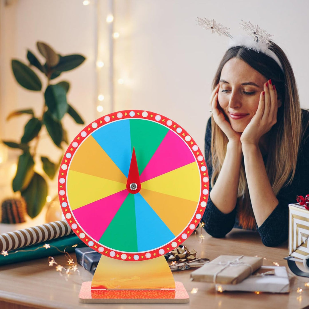 Cabilock Tisch-Party-Roulette-Rad Party-Spielrad (30 cm Löschbar)