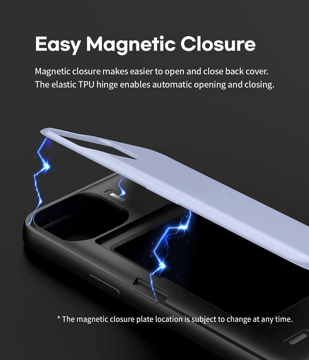 GOOSPERY Magnetic Door Bumper Hülle Kompatibel mit iPhone 13, Dual Layer protektive Kartenhalter Wal