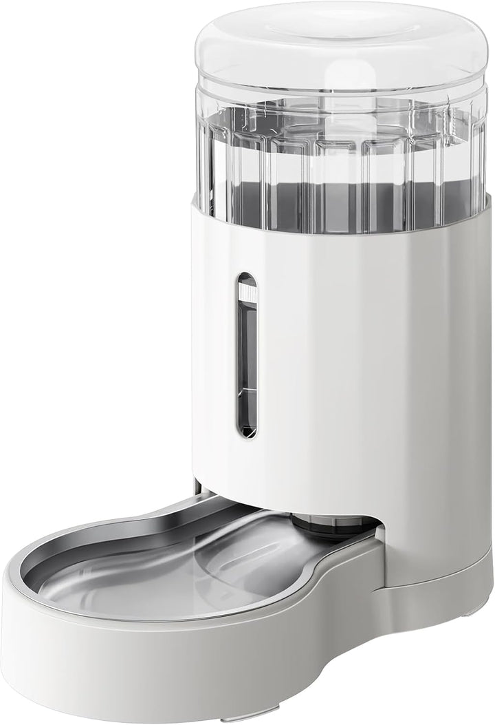 JUNSPOW Haustier-Wasserspender, 6L Schwerkraft grosse Kapazität Edelstahl-Wasserspender, 100% BPA-fr