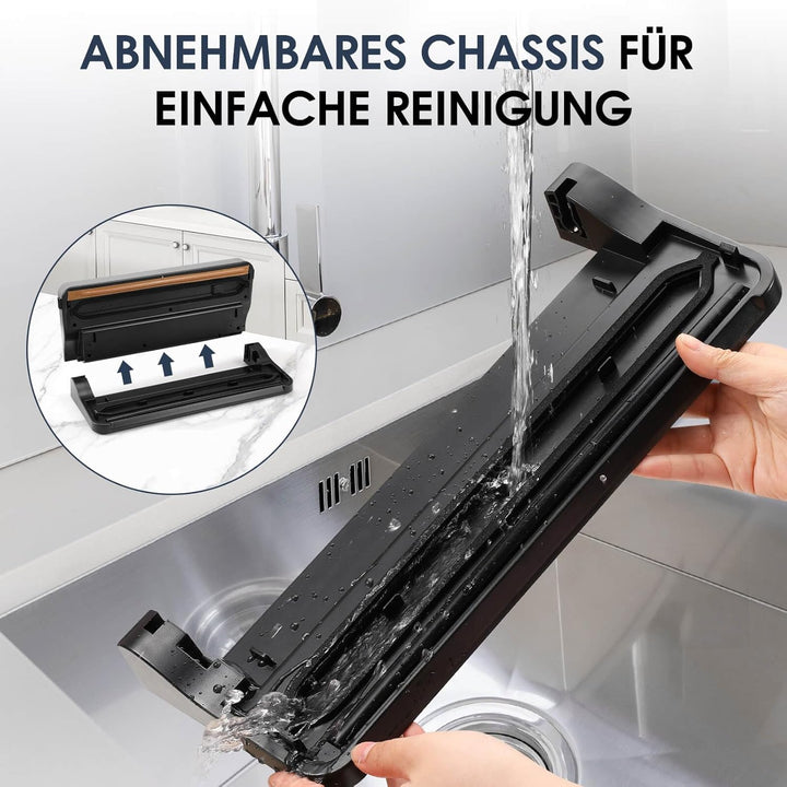 YASHE Vakuumiergerät mit Trocken- & Feuchtmodus, 5-in-1 Multifunktions-Vakuumierer mit 30cm Naht, Id