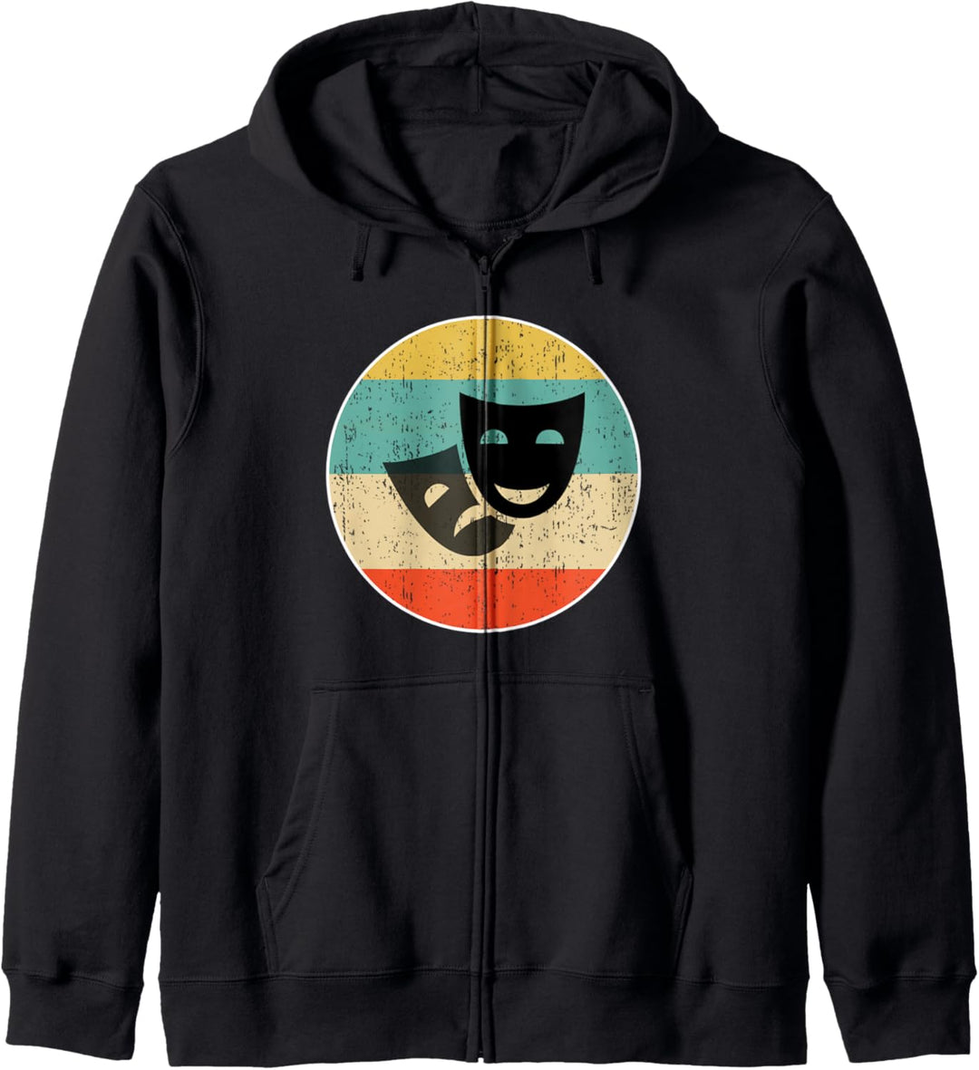 Theater Drama Retro Geschenk Kapuzenjacke