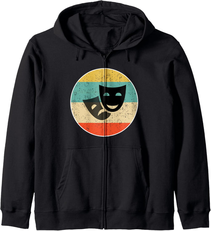 Theater Drama Retro Geschenk Kapuzenjacke
