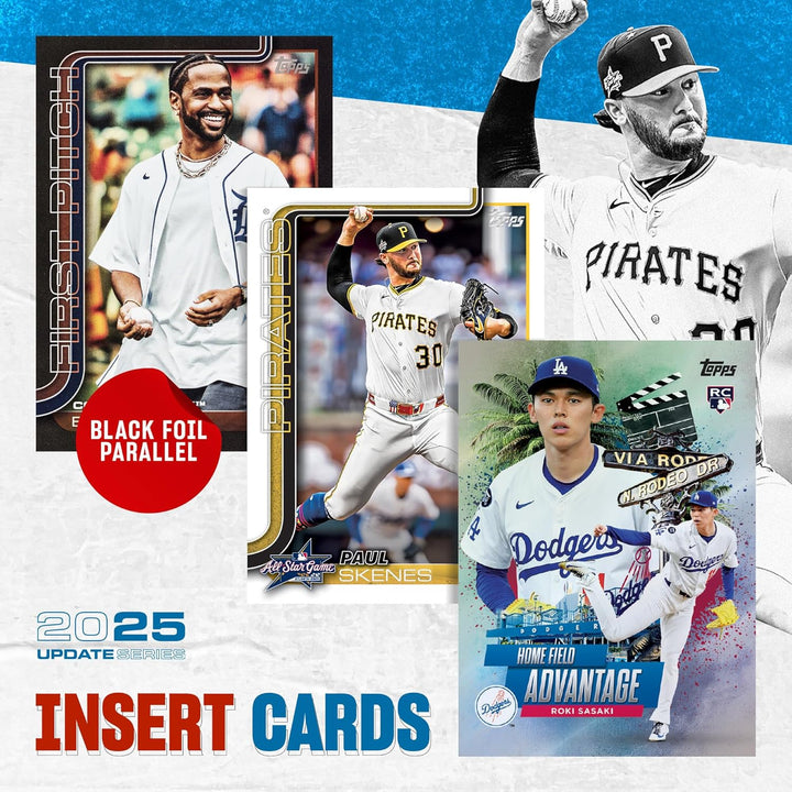 2025 Topps Baseball Update Serie – werksseitig versiegelt – Vorteilsbox