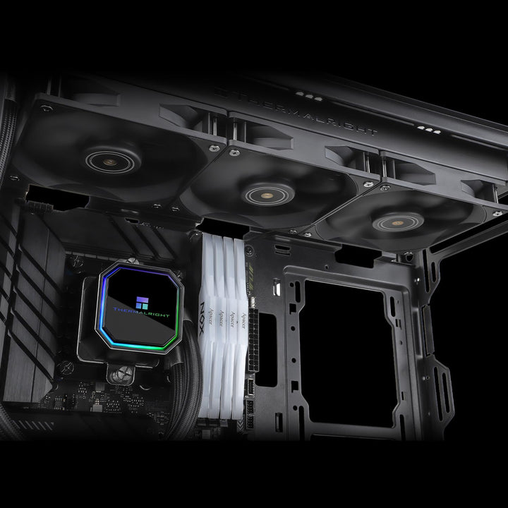 Thermalright Frozen Prism 360 Black AIO Wasserkühler, Flüssig-CPU-Kühler, 3×120mm PWM-Lüfter Wasser-