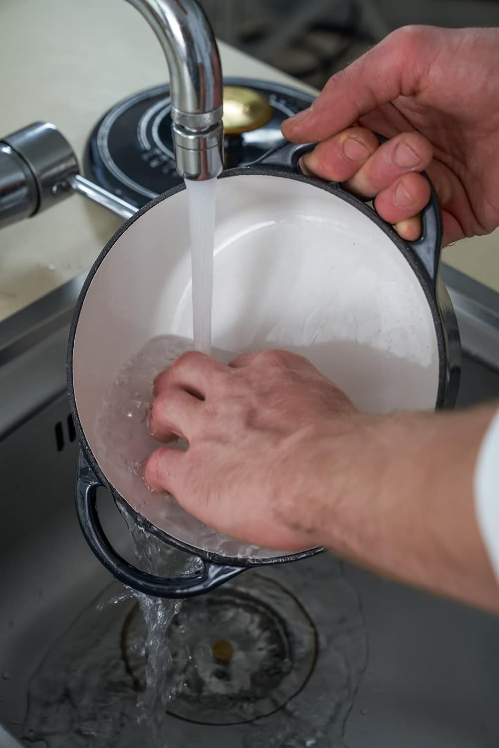 Tefal Pierre Gagnaire Héritage Bräter aus Stahlguss, 25 cm (5 l), Induktion, Emaille-Beschichtung, s