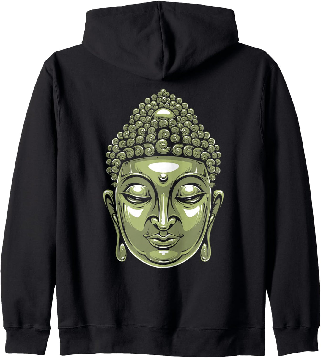 Backprint Buddha Kopf Siddhartha Gautama Kapuzenjacke