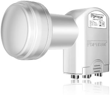 Opticum Aluminium QA60 Satellitenantenne mit Quad-LNB (60 cm) anthrazit anthrazit mit Quad LNB, anth